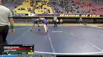 184 lbs 1st Place Match - Parker Keckeisen, Northern Iowa vs Colton Hawks, Missouri