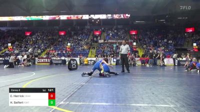 90 lbs Consy 2 - Carson Herrick, Crawford Central vs Hunter Seifert, Fort LeBoeuf