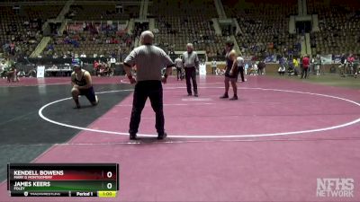 7A 285 lbs Cons. Round 2 - Kendell Bowens, Mary G Montgomery vs James Keers, Foley