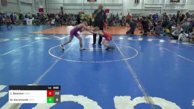 70 lbs Round 4 - Jace Beaston, Ares Wrestling Club vs William Kershisnik, Untouchables 9u