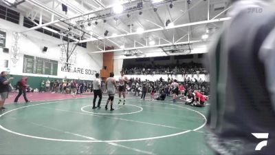 285 lbs Cons. Round 3 - Nathan Nieves, Calvary Chapel-SA vs Oscar Santana, San Clemente