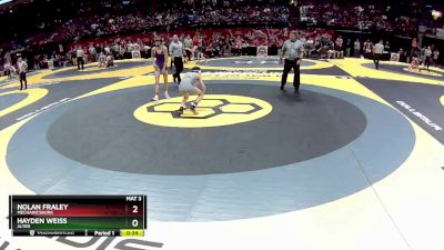 D3-106 lbs Cons. Round 1 - Nolan Fraley, Mechanicsburg vs Hayden Weiss, Alter