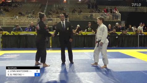 JENNIFER LYNN WHITCOMB vs SAMANTHA B. FREITAS 2024 Pan Jiu Jitsu IBJJF Championship