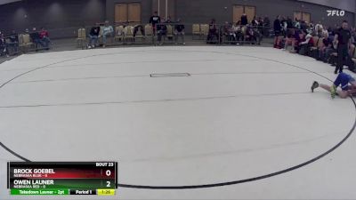 109 lbs Round 6 (8 Team) - Brock Goebel, Nebraska Blue vs Owen Launer, Nebraska Red