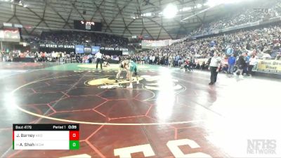 4A 152 lbs Cons. Round 1 - Aaryan Shah, Redmond vs Jacob Barney, Kentridge