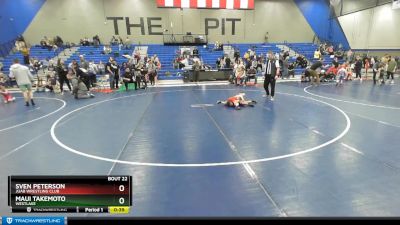 42-45 lbs Round 1 - Maui Takemoto, Westlake vs Sven Peterson, Juab Wrestling Club