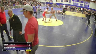 113 lbs Quarterfinal - Joshua Enoch, Clackamas Wrestling Club vs Vaughn Graff, SOUTH MEDFORD MAT CLUB