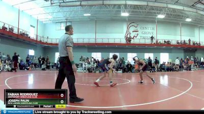 106 lbs Champ. Round 1 - Joseph Paun, Rick Larsen Wrestling Club vs Fabian Rodriguez, Southport Wrestling Club