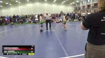 115 lbs Round 4 (6 Team) - Weston Bierema, South Dakota Lightning vs Ray Sandine, South Dakota Thunder