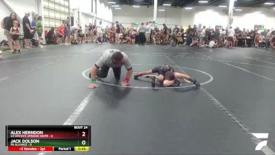 44 lbs Round 6 (8 Team) - Alex Herndon, U2 Upstate Uprising White vs Jack Dolson, PA Alliance