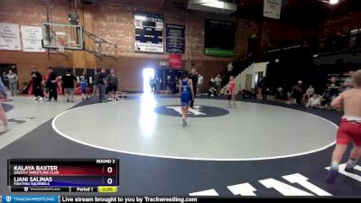 65/70 Round 2 - Kalaya Baxter, Grizzly Wrestling Club vs Liani Salinas, Fighting Squirrels