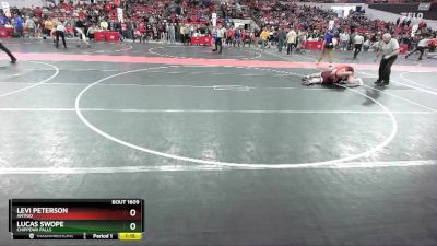 210 lbs Quarterfinal - Levi Peterson, Antigo vs Lucas Swope, Chippewa Falls