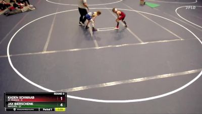 72 lbs Round 3 (4 Team) - JAX Bierschenk, Wayzata vs Kaden Schwaab, St. Francis