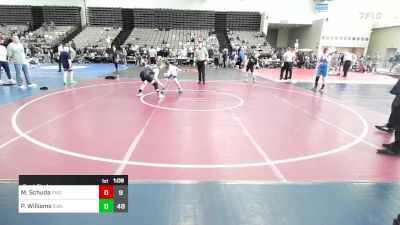 97 lbs Semifinal - Michael Schuda, Pride Wrestling vs Preston Williams, ICWL Bruisers White