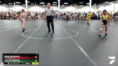 52 lbs Round 2 (8 Team) - Easton Doolen, U2 Upstate Uprising White vs John Petrovcik, FL Scorpions