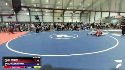 135 lbs Round 2 - Mary Taylor, WA vs Savanna Montano, OR