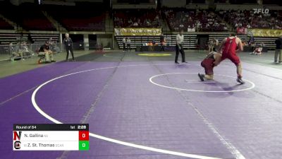 174 lbs Round Of 64 - Nicholas Gallina, Northeastern vs Zachary St. Thomas, South Carolina