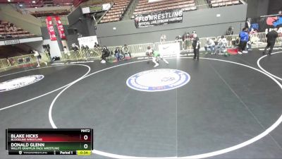 190 lbs Cons. Round 3 - Blake Hicks, Bloodline Wrestling vs Donald Glenn, Willits Grapplin Pack Wrestling