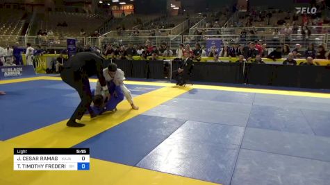 JULIO CESAR RAMAGE vs TEAGAN TIMOTHY FREDERICKSEN 2024 Pan Jiu Jitsu IBJJF Championship