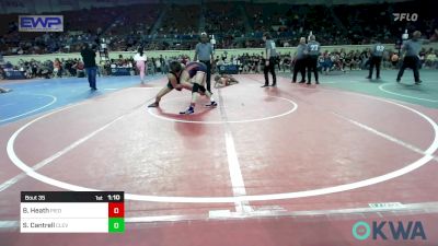 106 lbs Quarterfinal - Braden Heath, Piedmont vs Skylar Cantrell, Cleveland Take Down Club