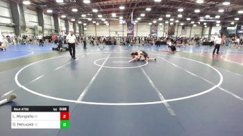 138 lbs Consi Of 32 #1 - Leo Mongiello, NY vs Dario Petrucelli, TX