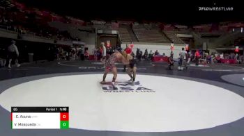 65 lbs Quarterfinal - Christopher Acuna, Swamp Monsters Wrestling Club vs Vicente Mosqueda, California