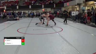 170 lbs Semifinal - Clancy Harris, Glasgow Wrestling Club vs Brandon Weber, Northern Has-Beens