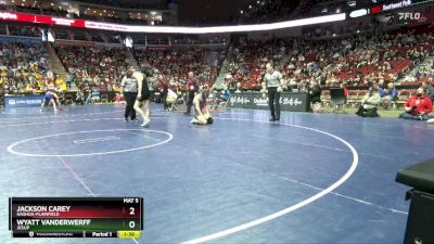 1A-157 lbs 7th Place Match - Wyatt Vanderwerff, Jesup vs Jackson Carey, Nashua-Plainfield