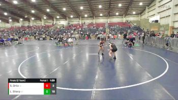 89 lbs Finals (2 Team) - Sophia Ortiz, Idaho vs Leena Sharp, Utah