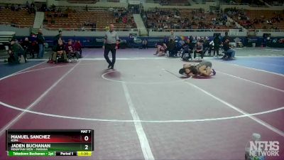 D2-126 lbs Champ. Round 1 - Manuel Sanchez, Kofa vs Jaden Buchanan, Mountain View - Marana