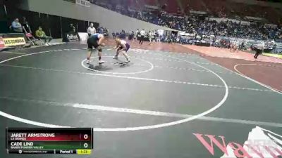 4A-195 lbs Quarterfinal - Cade Lind, Baker/Powder Valley vs Jarett Armstrong, La Grande