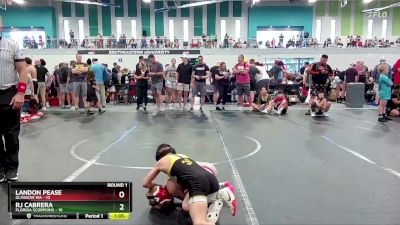 68 lbs Round 1 (6 Team) - RJ Cabrera, Florida Scorpions vs Landon Pease, Glasgow WA