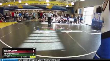 106 lbs Round 1 (8 Team) - Timothy McLean, Team Clay vs Nathan Fisher, Free-Buch-Creek #1