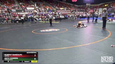 4A 126 lbs Quarterfinal - Murphy Randolph, Abilene vs Keith Sanders, Independence