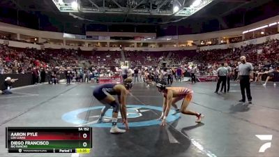 5A 152 lbs Quarterfinal - Diego Francisco, Rio Rancho vs Aaron Pyle, Los Lunas