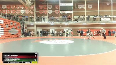 98 lbs Cons. Round 3 - Rocky Jensen, Madison High School vs Cooper Landon, Skyline High School