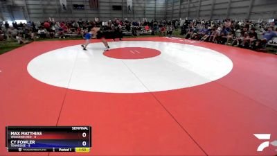 182 lbs Semis & 3rd Wb (16 Team) - Max Matthias, Wisconsin Red vs Cy Fowler, Tennessee