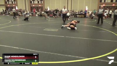 92 lbs Round 1 - Mason Rausenberger, Town Wrestling vs Shane Wendolowski, Olympic