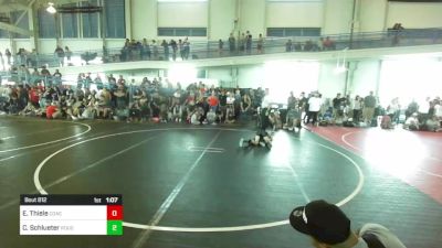 65 lbs Semifinal - Evan Thiele, Coachella Valley WC vs Cael Schlueter, Rough House WC