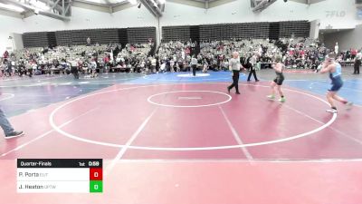 89-M lbs Quarterfinal - Parker Porta, Elite NJ vs Jeffrey Heaton, Upper Township