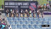 Youth Girls' 110m Hurdles Aau Junior Olympics, Finals 1 - Age 17-18