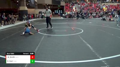 37 lbs 1st Place Match - Barrett Smith, Tulsa Blue T Panthers vs Ryker Carr, U-Town Hammers Wrestling