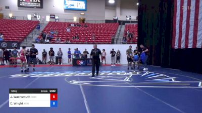 55 kg Rnd Of 32 - Jeremiah Wachsmuth, COBRA ALL-STARS / Cobra Wrestling Systems LLC vs Caleb Wright, Ironclad Wrestling Club