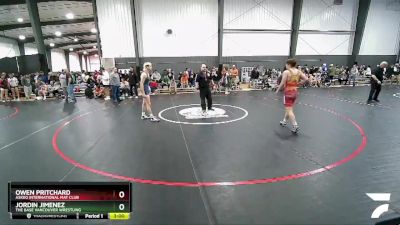 132 lbs Round 1 - Owen Pritchard, Askeo International Mat Club vs Jordin Jimenez, The Base Vancouver Wrestling