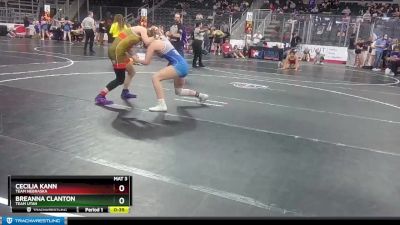 138 lbs Cons. Round 1 - Breanna Clanton, Team Utah vs Cecilia Kann, Team Nebraska