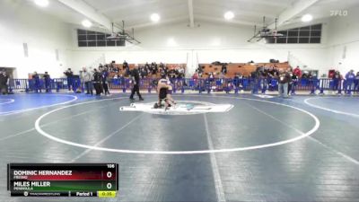 106 lbs Cons. Round 4 - Dominic Hernandez, Fresno vs Miles Miller, Peninsula