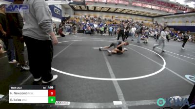 98 lbs Rr Rnd 1 - Hendrix Newcomb, Noble Takedown Club vs Robert Salas, Standfast