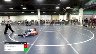 165 lbs Round Of 64 - Dominic Bambinelli, GA vs Brandon Cody, FL