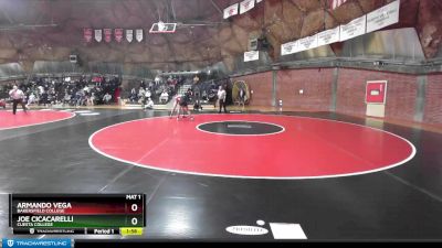 165 lbs Champ. Round 1 - Joe Cicacarelli, Cuesta College vs Armando Vega, Bakersfield College