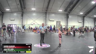 78 lbs Round 4 (6 Team) - Jaxon Hughes, Backyard Brawlers vs Sawyer Akel, Florida Scorpions